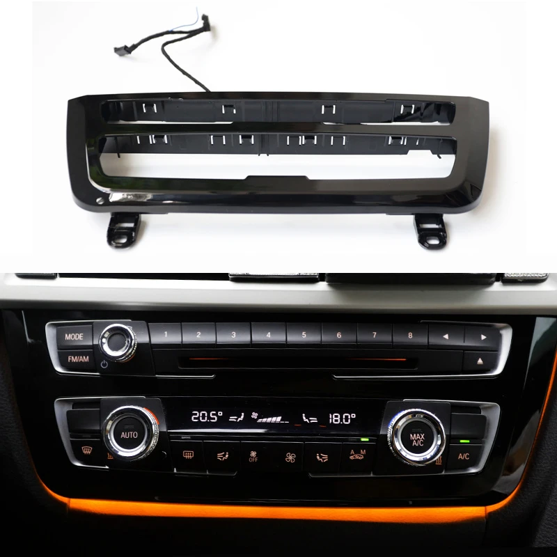 

Orange and Blue LED Ambient Lights For BMW F30 F32 F33 3 4 Series Car Dashboard Center Console Ac Panel Light Decorative Lamp