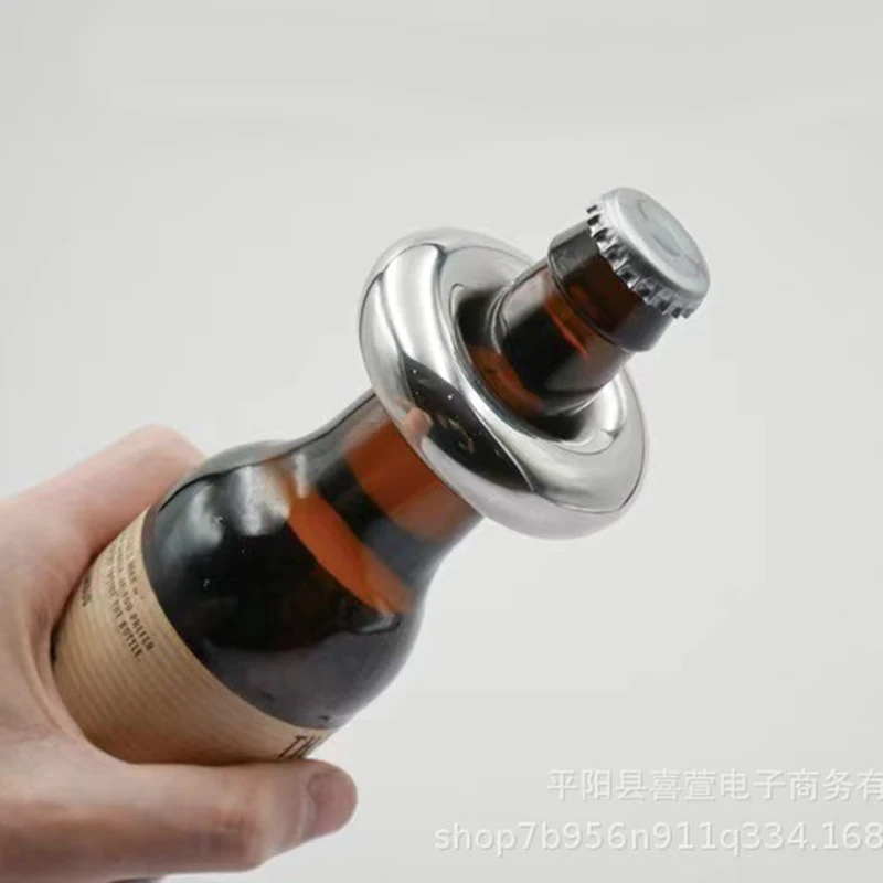 Круглая открывалка для бутылок открывающаяся крышка портативная модная