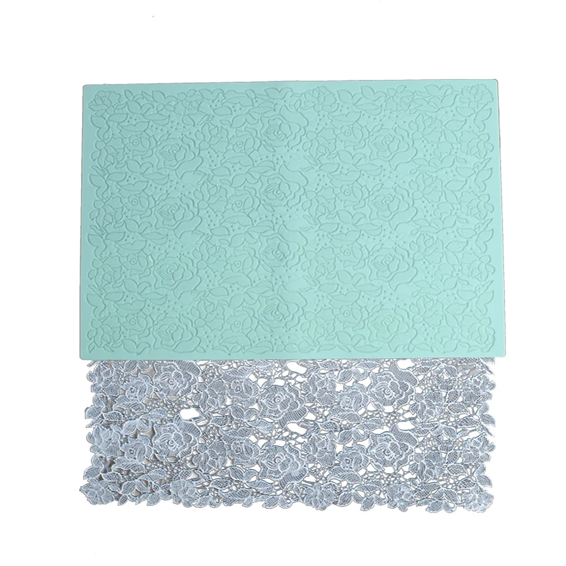 Силиконовые формы с розовыми кружевами для самостоятельной сборки УФ аксессуары