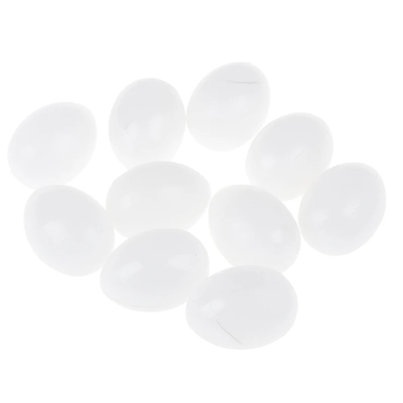 

10PCS/lot Fake Eggs Plastic Pigeon Egg Solid Pigeon Fake Egg Pigeon Hatching Supplies
