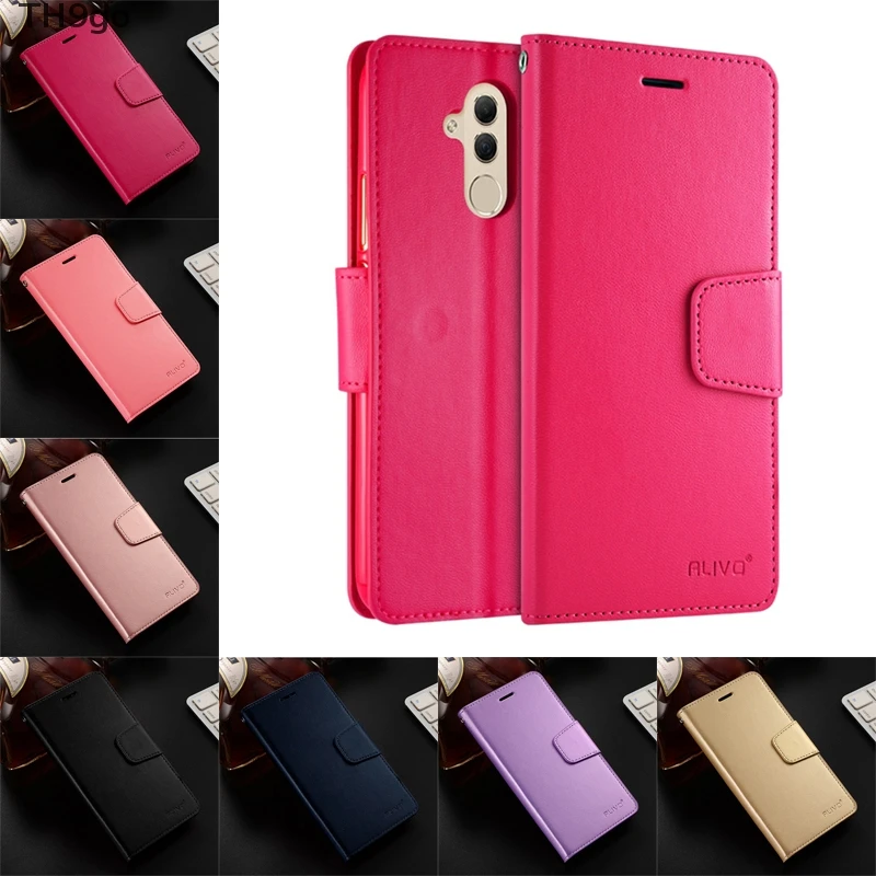 Деловой Тонкий чехол из искусственной кожи с откидной крышкой бумажником для Huawei