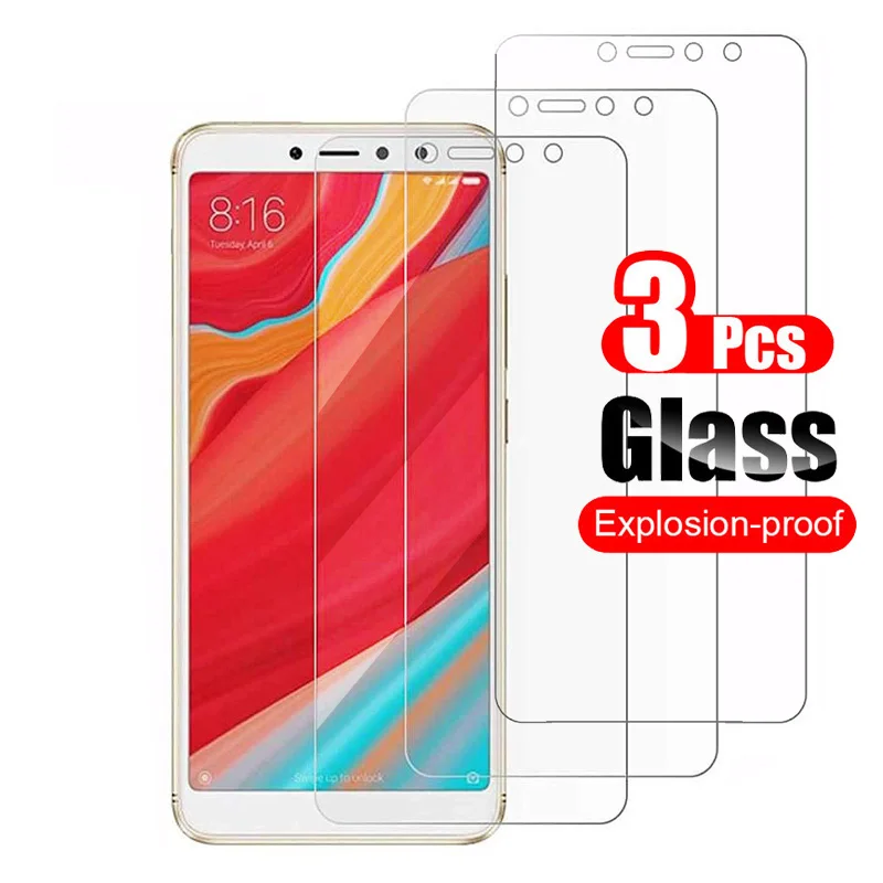 

3Pcs For Xiaomi Redmi S2 Tempered Glass Screen Protector Protective Film 9H Scratch Proof Glass On The For Xiaomi Redmi S2 Y2