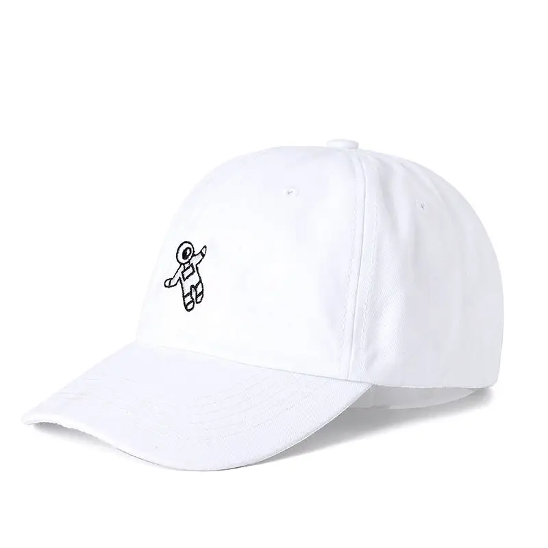 Высокое Качество Бренд космонавт Snapback кепка хлопок Бейсболка для мужчин женщин хип-хоп шляпа папы костяная Garros - Цвет: WHITE