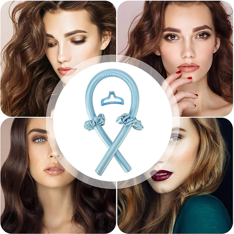 Плойка для завивки без тепла губка с повязкой на голову нагрева Женский