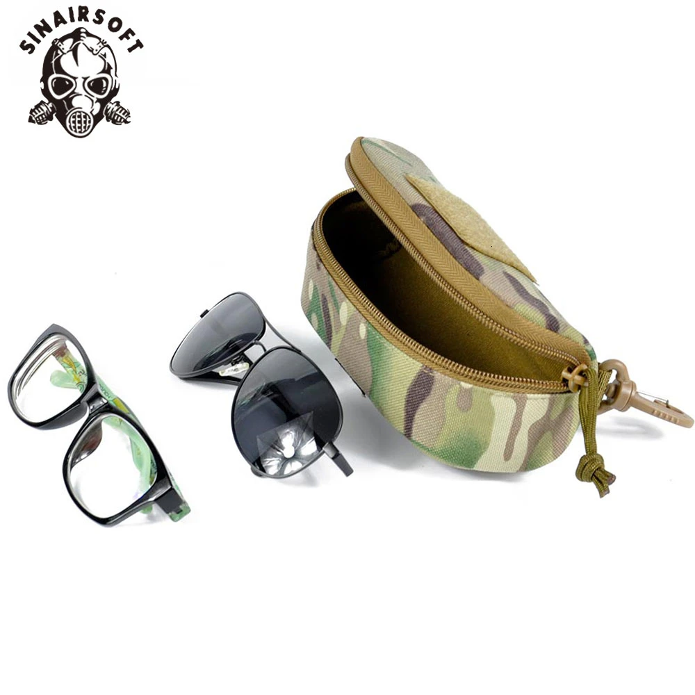 Нейлоновая тактическая сумка для очков 1000D жесткий водонепроницаемый мини Чехол