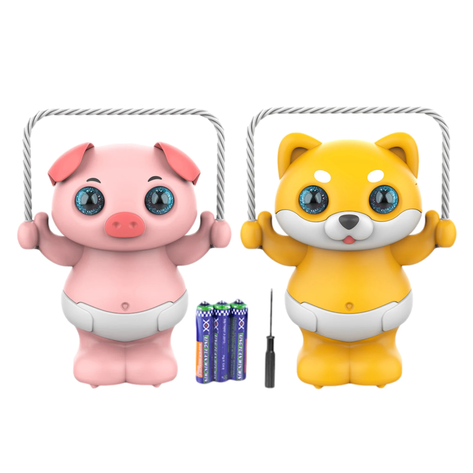 

Children's Light Music Cute Pet Dancing Electric Toy Clap Your Hands to Wake Up Dumping Voice Control Skipping Piggy