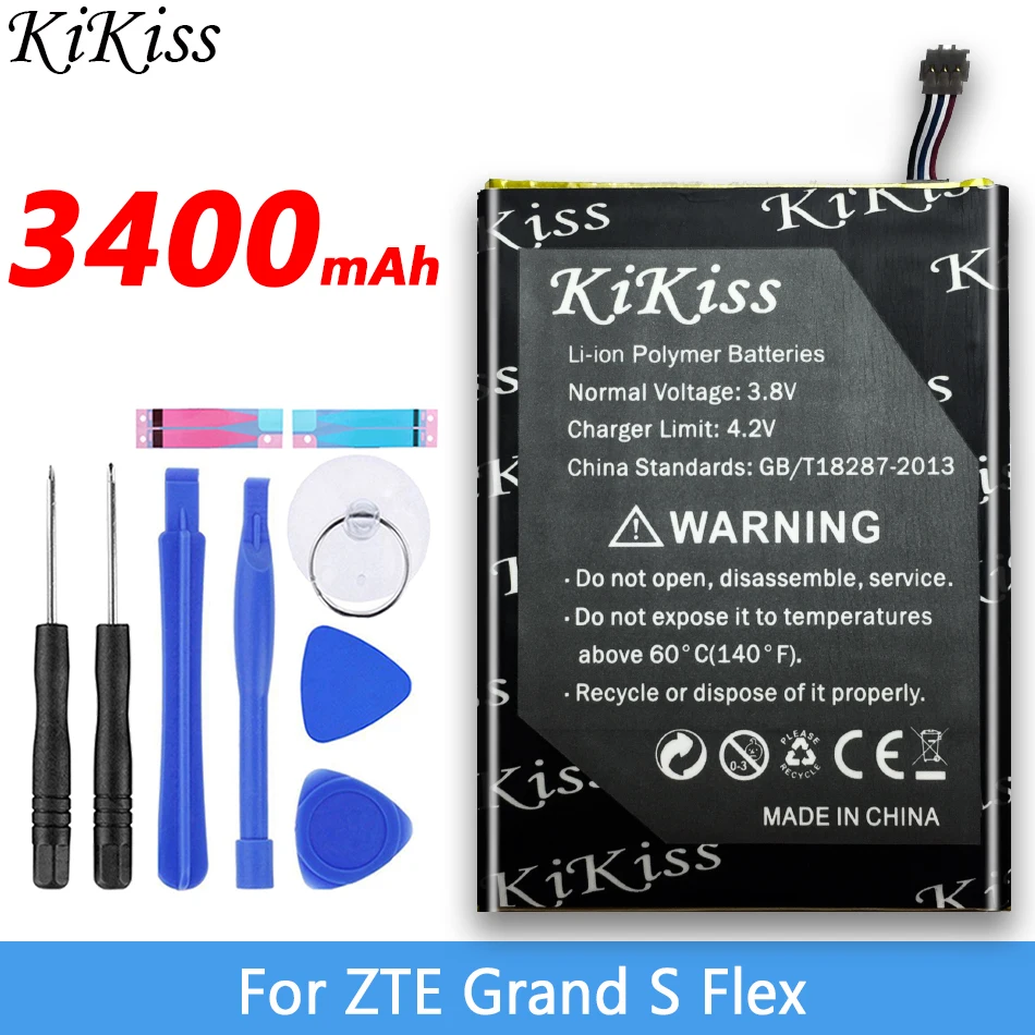 Powerful Battery 3400mAh LI3823T43P3h715345 For ZTE Grand S Flex / MF910 MF910S MF910L MF920 MF920S+Free tool | Мобильные телефоны