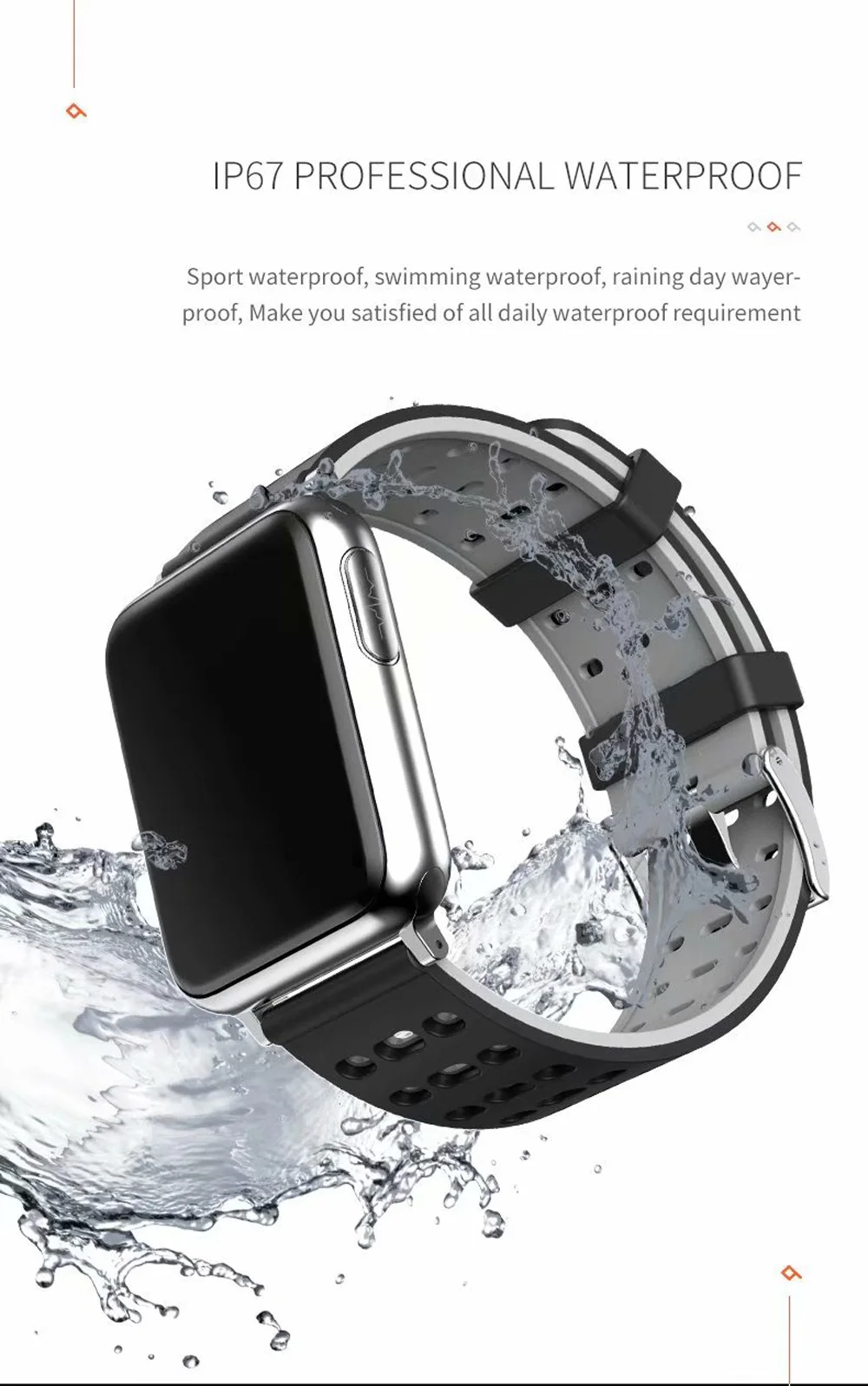 ECG PPG SPO2 Smart Band Watch Men Blood Pressure Oxygen Heart Rate Monitor Smartwatch Women Waterproof for Android IOS Xiaomi