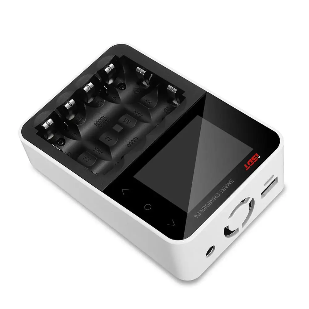 Зарядное устройство с сенсорным экраном rccity ISDT C4 8A зарядное USB выходом для