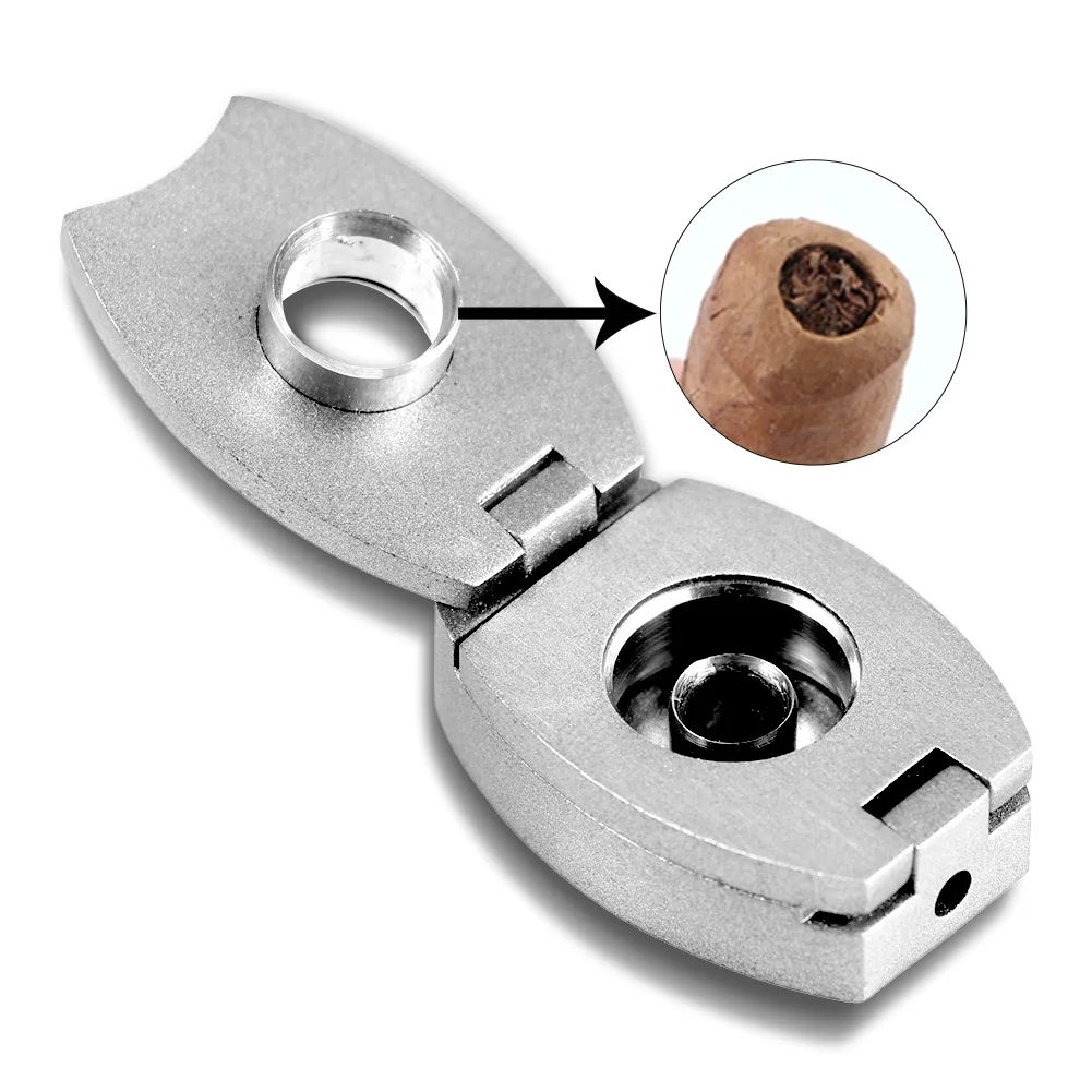 GALINER металлический портсигар удар Мини Резак для сигар острые из нержавеющей