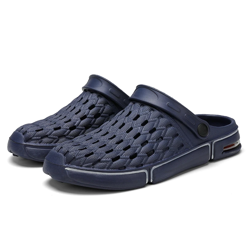 Мужские летние сандалии на воздушной подушке Дышащая обувь плоской подошве