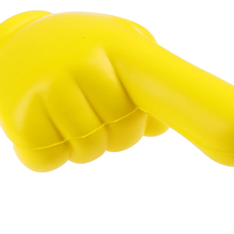 Желтый Симпатичные победы палец автомобиля верхушка для антенны Eva декоративные