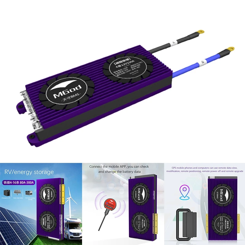 

MGOD Smart BMS Li-Ion LiFePo4 Защитная плата батареи с Bluetooth для литиевого аккумулятора