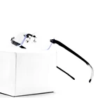 Очки для чтения с блокировкой светильник, компьютерные очки для мужчин и женщин, увеличительные очки без оправы + 1,0 1,5 2,0 2,5 3,0 3,5