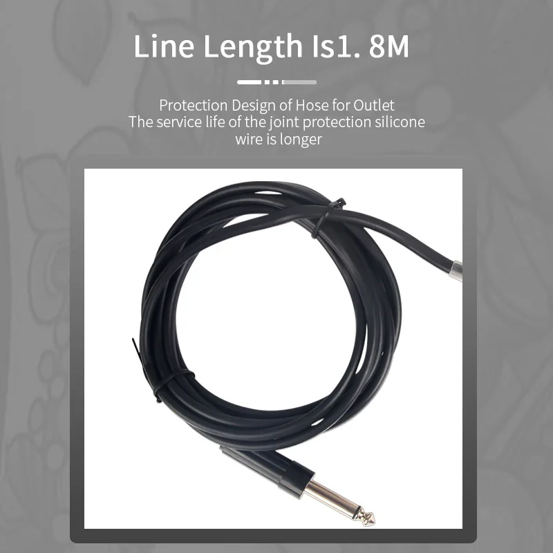 GP Ретро Татуировка ножная педаль 1 8 м огнестойкий шнур для татуировки