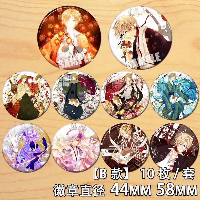 

Anime Madara 58mm Figure Badge Round Brooch Pin Gifts Kids Collection Toy