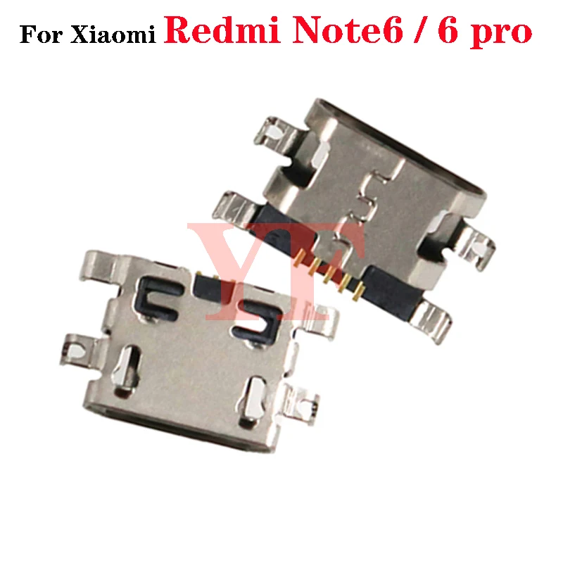 Разъем Micro USB для Xiaomi Redmi NOTE 1 2 3 4 4A 4X 5 6 6A 5A 5pro PLUS S2 2A зарядный порт 50 шт. | Мобильные
