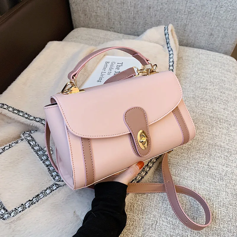 

2020autumn and winter new trendy fashion ladies retro messenger bag wild portable small square bag high quality small bag female