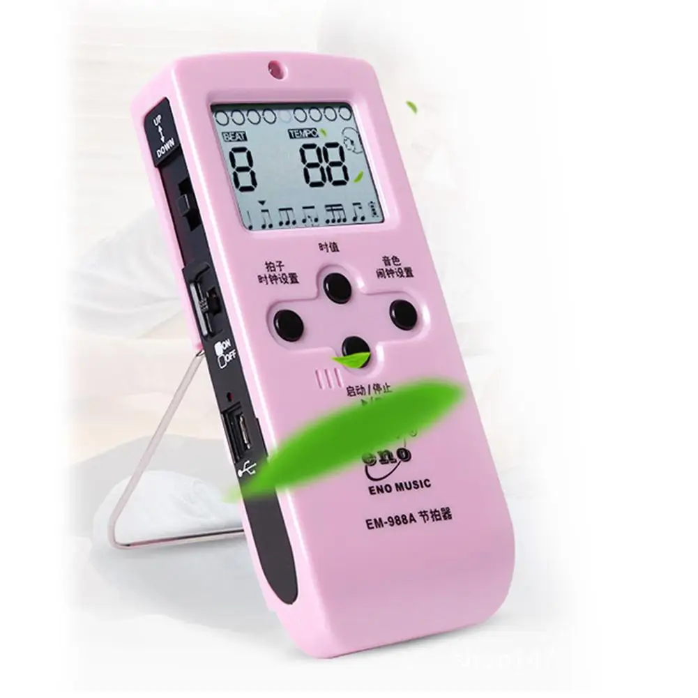 

Flanger EM-988A Electronic Vocal Metronome for Universal Vocal Rhythm Guitar Violin Drum Piano Charging Model