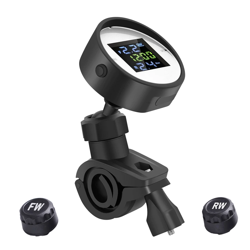 

Система контроля давления в шинах с 2 внешними датчиками и USB-зарядкой