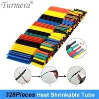 turmera 328 pieces car electrical cable tube kits heat shrink tube tubing wrap sleeve assorted 8 sizes mixed color dropshipping
