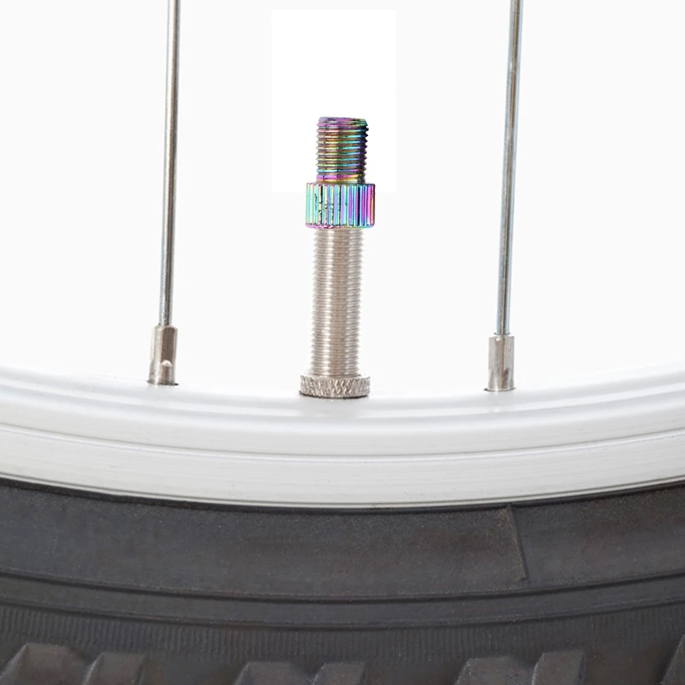 Адаптер клапана велосипеда 4 шт. Presta to Schrader Wheels газовая сопла Преобразователь