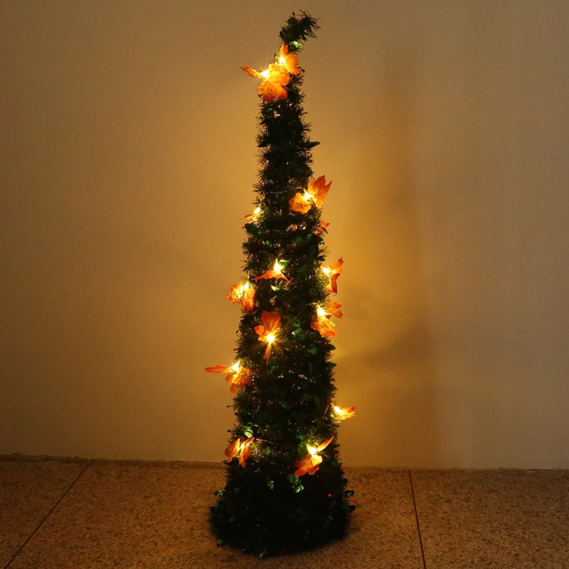 

Simulation Maple Leaf String Light Decorative LED Lights Outdoor Lanterns Thanksgiving Holiday Battery Wedding Christmas