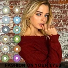 Контактные линзы Amazying new look для глаз, США, лидер продаж, косметические контактные линзы, 1 пара линз, цвет глаз, для повседневного использования