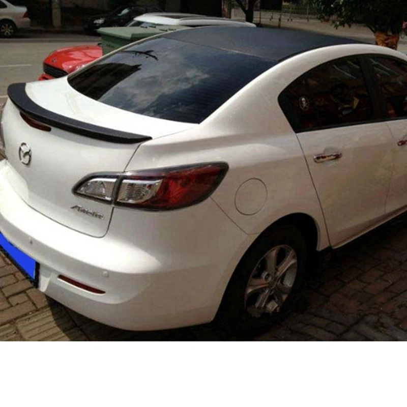 Для Mazda 3 спойлер 2010-2013 Высокое качество абс материал задний праймер цветной для |