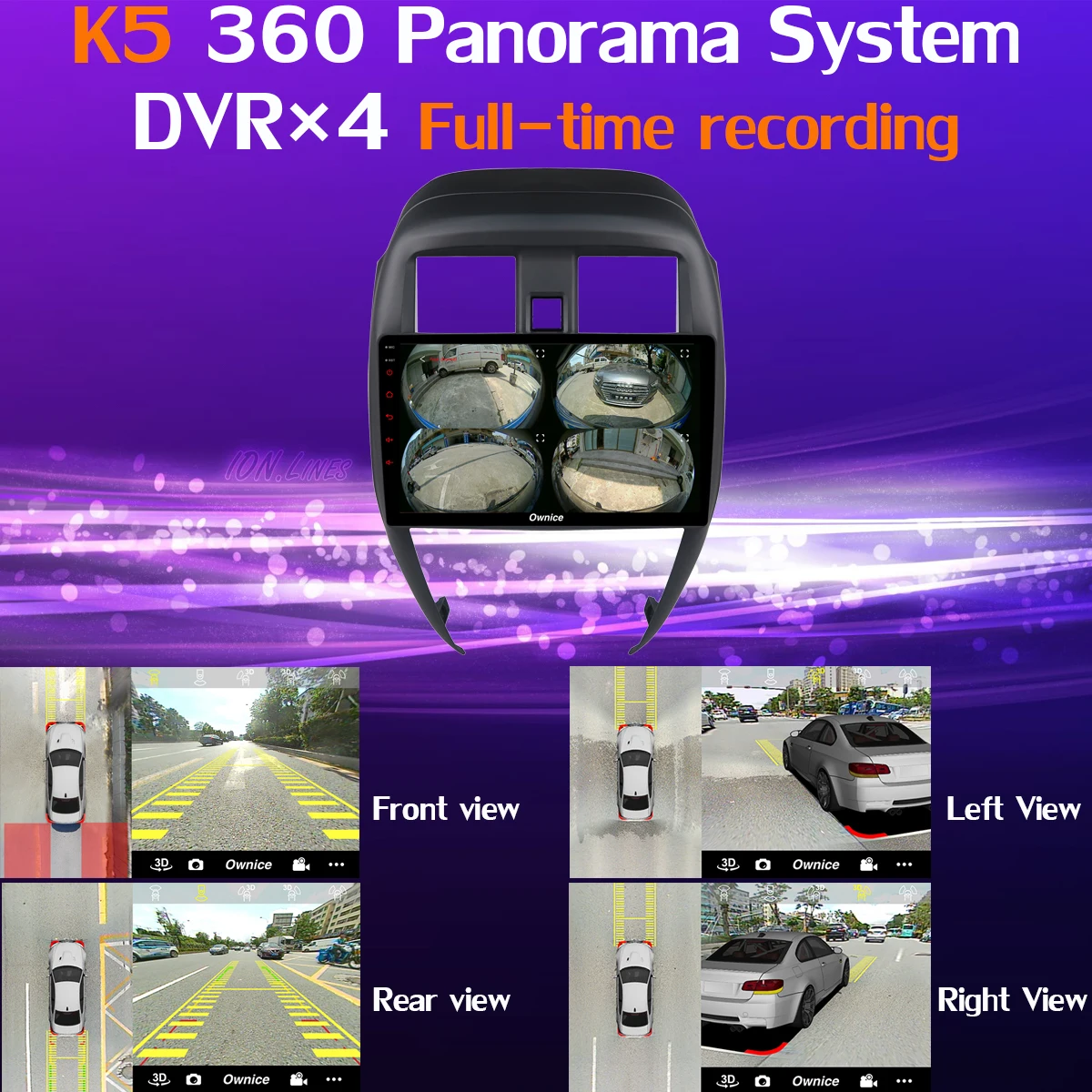 10 1 &quot360 ° панорамный Android автомобильный DVD GPS навигатор радио плеер для Nissan Sunny 2014