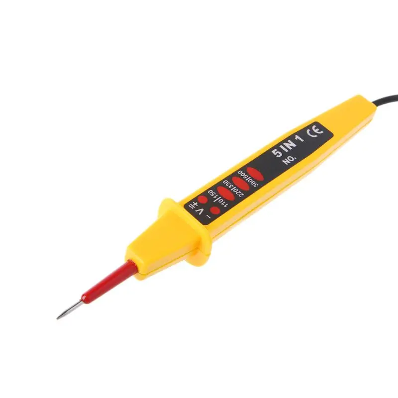 

5 In 1 Tester Voltage AC DC 0-500V Auto Electrical Pen Detector Test Pencil