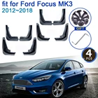 Брызговики для Ford Focus MK3 2012  2018, Для Седана и хэтчбека, 4x крыло брызговиков