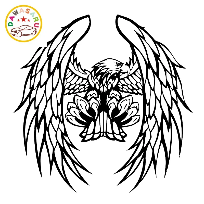 Персонализированные автомобильные наклейки Модные Крылья орла перьев