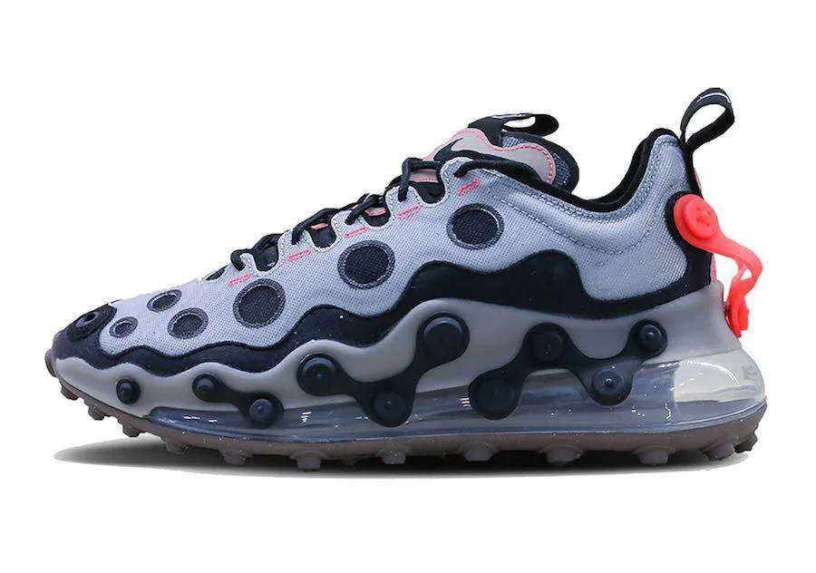 Популярная мужская спортивная обувь с воздушной подушкой 720 черные серебристые