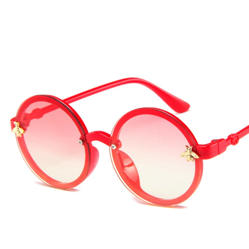 Круглые Солнцезащитные очки в стиле ретро для мальчиков и девочек детские