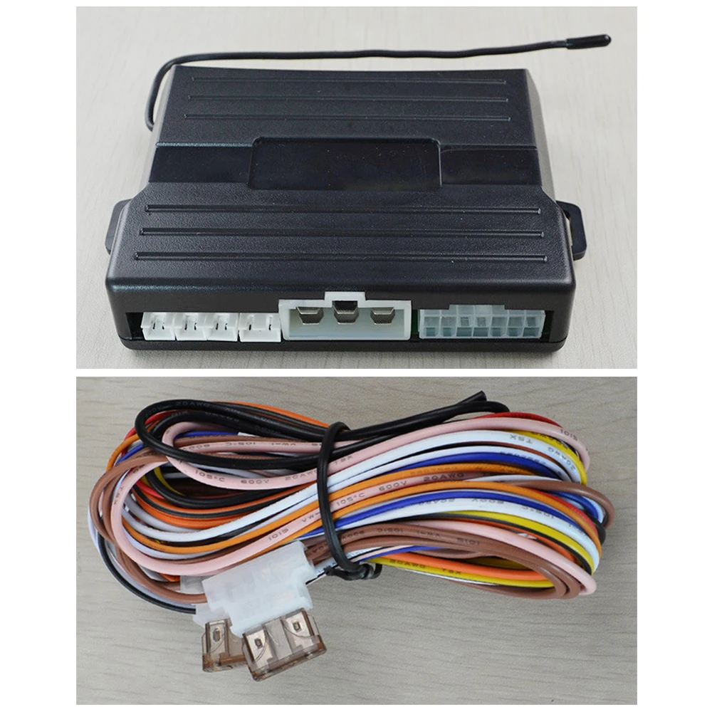 

PKE Car Keyless Entry Remote Engine Start Alarm System Universal Vehicle Keyless Alarm Warn Push Button