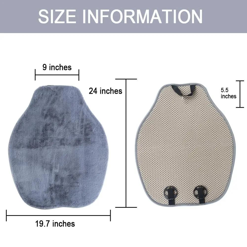 GSPSCN 1cp мягкая Роскошная Подушка на сиденье из искусственной овчины Зимний Теплый