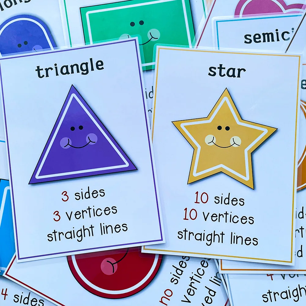 12 шт./компл. формы английские флэш-карты карточки для слов Детские Учебные