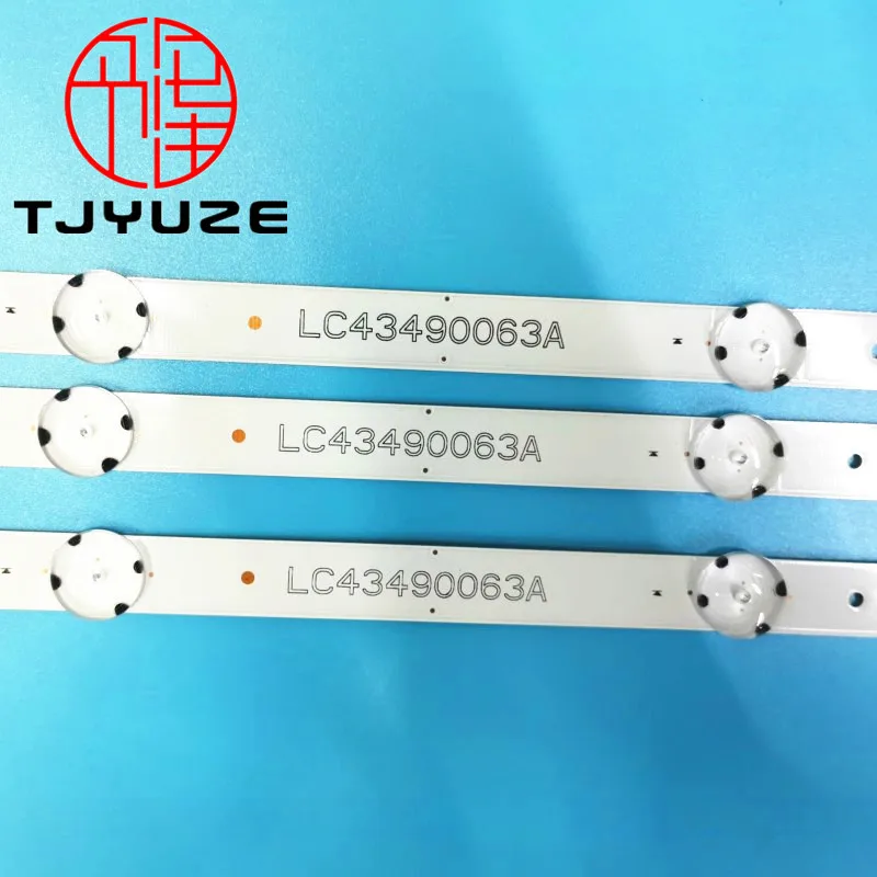 

Новые 3 шт. 7 светодиодный Светодиодный подсветка полосы для LG 43LJ5500 43UJ6300 43UJ675V 43UK6300PLB 43UJ655V 43LJ510V 43LJ624V 43LJ634V 43UJ651V