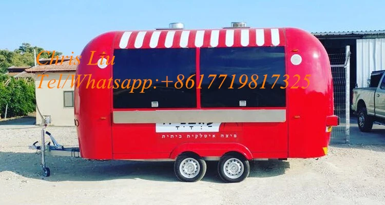 Коммерческий передвижная Кофейня грузовик Передвижной Прицеп-кухня уличный