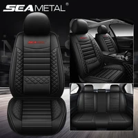 universal car seat cover set luxury pu leather automobiles seat covers frontrear auto chair cushion for car interior accessorie