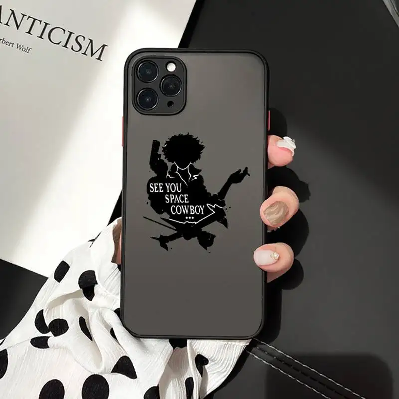 

Cowboy Bebop See You Space Phone Case matte transparent For iphone 7 8 11 12 plus mini x xs xr pro max cover