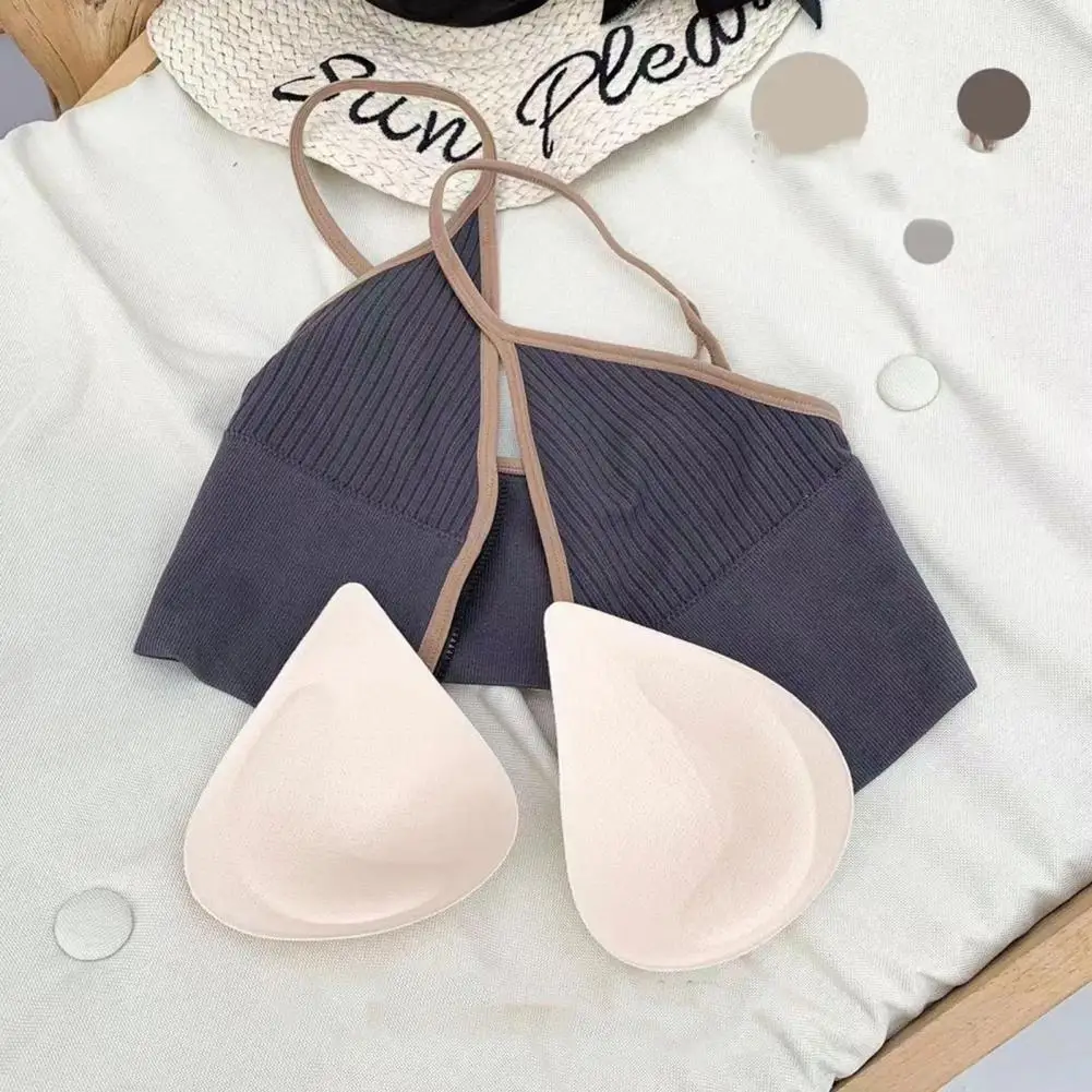 

Dropshipping Bra V Zipper No Rims Spandex Women Tube Top for Sports