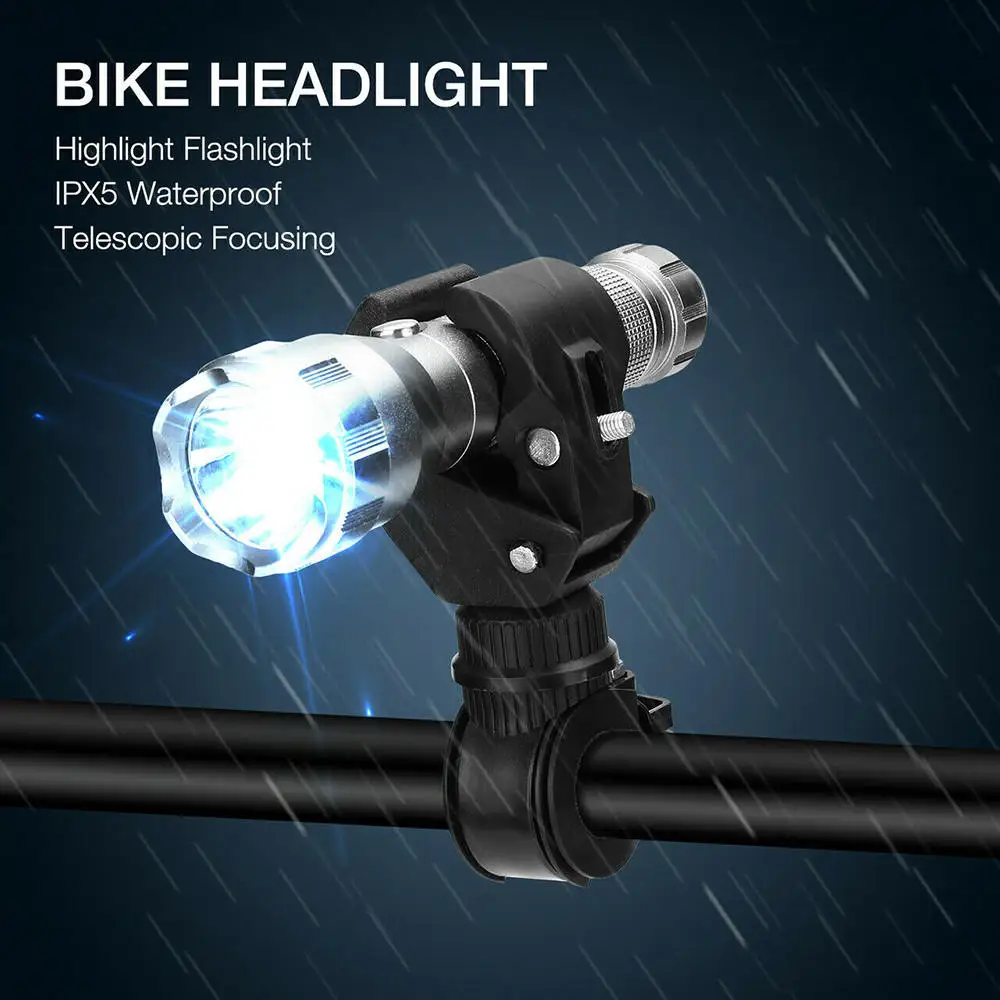 Осветительная рама на 360 градусов для велосипеда осветительная лампа с зажимом