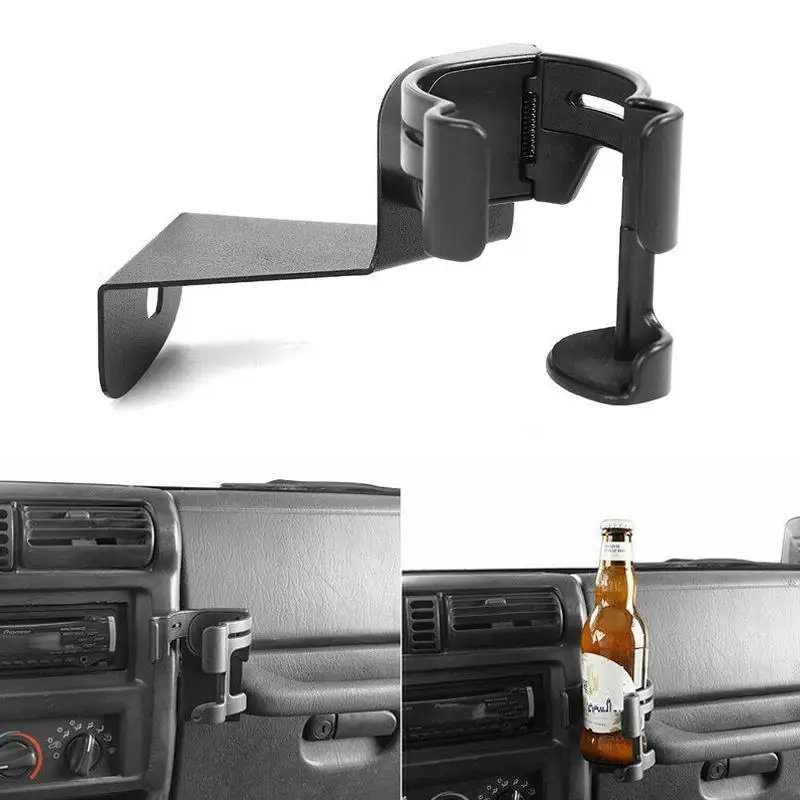 

Mobile Phone Holder 97-07 TJ Water Cup Holder Mobile Phone Holder Suitable for Jeep Wrangler Tj Rotating Windshield Car Holder