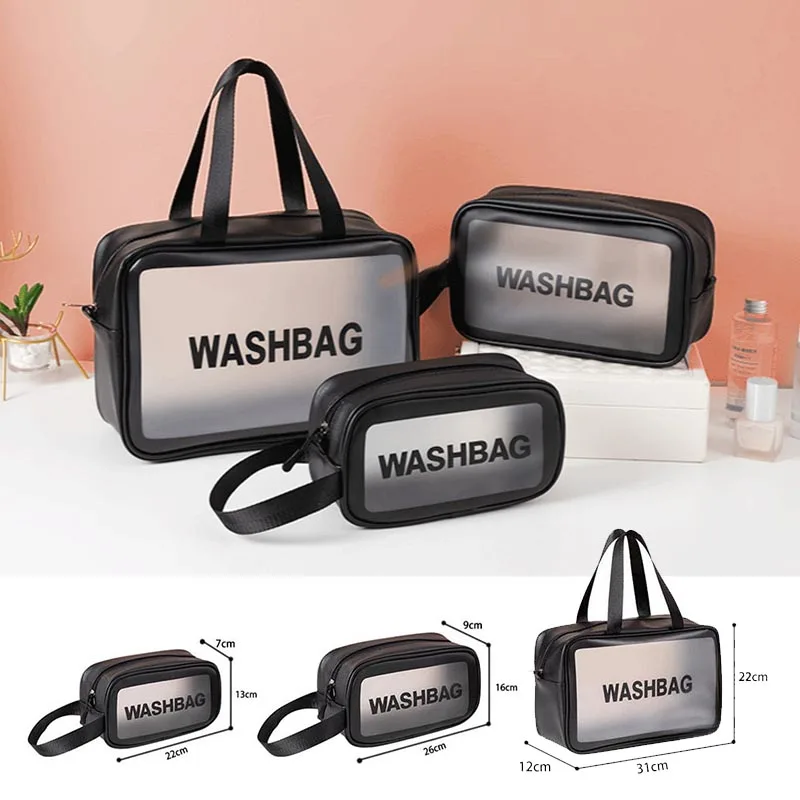 

Women Makeup Bags portable travel cosmetic bag Toiletries Organizer Waterproof Storage Neceser Hanging Bathroom Storage Wash Bag