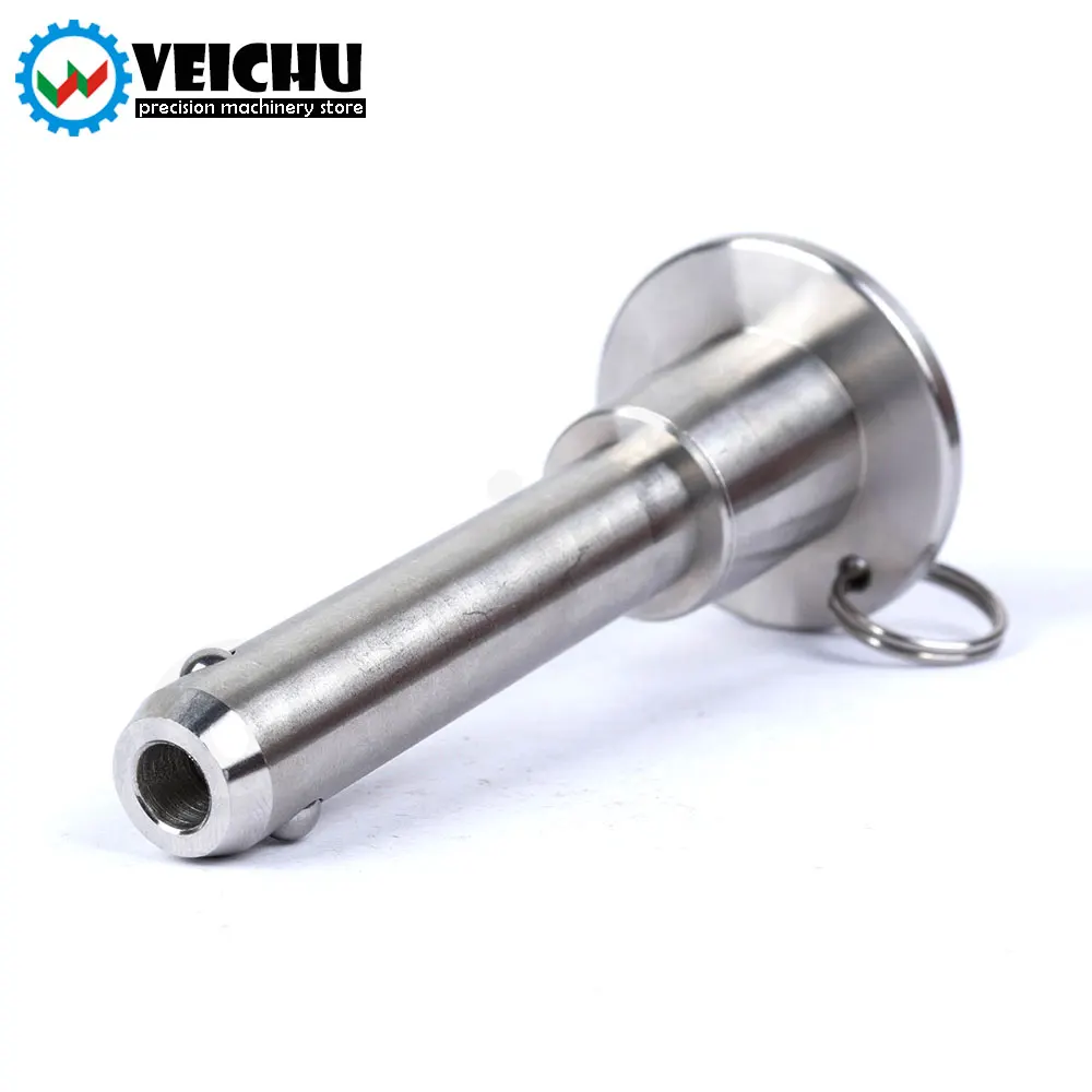 VCN110  1pcs Quick Release Pin All Stainless Steel Locating Pins Springs Dowel Ball Lock Pins With Button And Ball