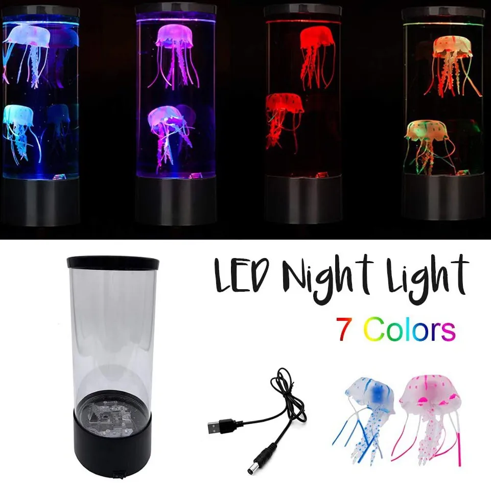 

top selling The Hypnoti Jellyfish Aquarium Seven Color Led Ocean lantern Light Descriptio Support Wholesale and Dropshipping