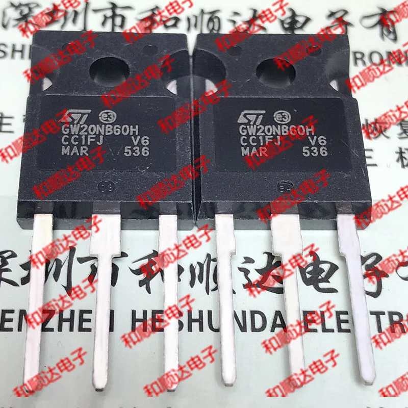 

10 ./ GW20NB60H STGW20NB60H TO-247 600V 20A