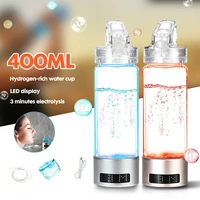 430ml hydrogen water generator water filter water purifier bottle stainless steel with three style gift box for travel